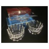 Nambï¿½ & Orrefors Crystal Bowls in Original Boxes