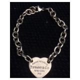 18K Gold Tiffany and co Bracelet 24g 8.5"