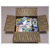 Box of assorted sports cards