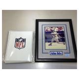 Adrian beltre autographed picture nfl folders