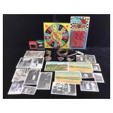 Vintage Lot of Photos, Timex Watches, Game Pieces