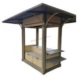 Kiosk locking metal secure outside like new !