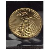 1/2 oz Gold Eagle 2018 coin 999 pure gold