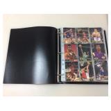 Binder of sports cards