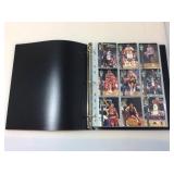 Binder of sports cards