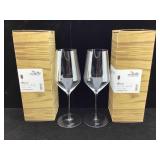New zalto Denkï¿½art Handblown white wine glasses.