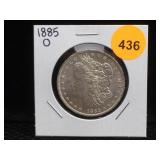 1885 O Silver Morgan dollar