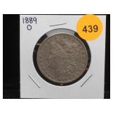 1889 O Silver Morgan dollar