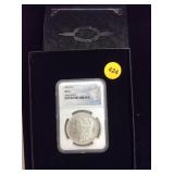 1885 O Silver morgan dollar NGC MS63