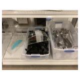 Metal Slat Wall Shelf Bars and Plexi Displays