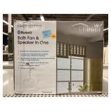 NIB Bath Fan w/ Bluetooth Speaker in One