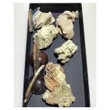 Assorted stone specimen collection