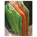 Vintage Polyester Button Up Shirts - sz 36-37