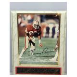 Jerry rice autographed picture