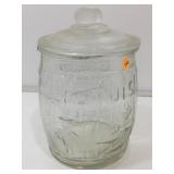 Vintage Planters Barrel Running Mr. Peanut