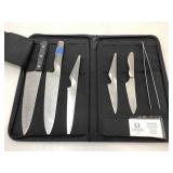 Global Cromova 18 Professional Knife Set in ZIP