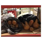 Large Collection of Gourds and Dog Chew Bones