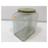 Vintage 1940 Leap Year Countertop Peanut Jar w/