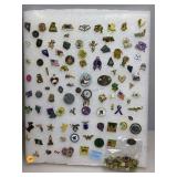 Metal Pin Collection.