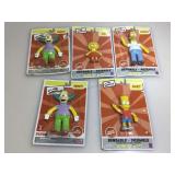 NIB Simpsons character bendable figures. Assorted