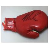 Mike tyson autographed boxing glove