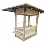 Kiosk locking metal secure outside like new !