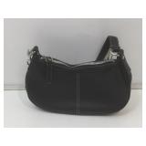 Coach Mini Leather Black Shoulder Bag. VG