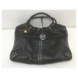 Michael Kors Black Leather Studded tote.