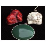 Sterling pendants large