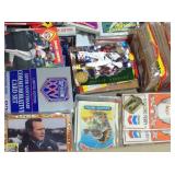 Box full of sealed baseball packs