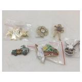Assorted Hard Rock Hotel Pins.