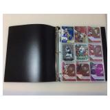 Binder of sports cards