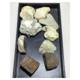 Assorted stone specimen collection