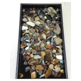 Assorted polished stone and rock specimens