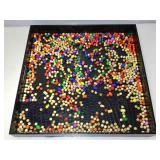 Bag of assorted beads. Craft, jewelry