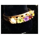 14K Gold Mothers ring 3.9g sz 11