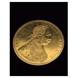 Gold Ducat coin (4) ducat 13.9g 98% GOLD