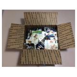 Box of assorted sports cards