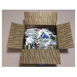 Box of assorted sports cards