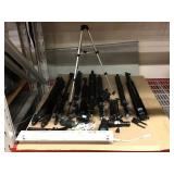 Assorted Tripods and Lighting