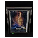 Cast Signed Star Trek First Contact Print.