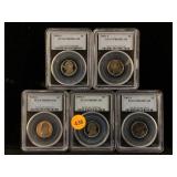 Graded Nickle collection PCGS