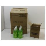 Box of 32 Poparazzi hand sanitizer. Green tea.