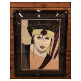 Patrick Nagel Lithograph On Paper. 34x43