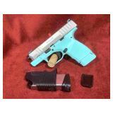 NIB Springfield 9mm Hellcat Pistol - Tiffany Blue NIB Springfield 9mm Hellcat Pistol - Tiffany Blue