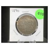 Silver Morgan Dollar In Flip Silver Morgan Dollar In Flip