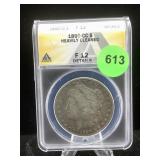 1890 Carson City Silver Morgan Anacs Graded