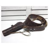 Leather Holster w/belt for SA 45 Colt Revolver -