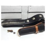 Leather Holster w/belt for SA 357 Mag Revolver