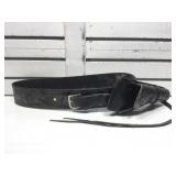 Leather Holster w/belt for SA Revolver 45 Colt - Leather Holster w/belt for SA Revolver 45 Colt -